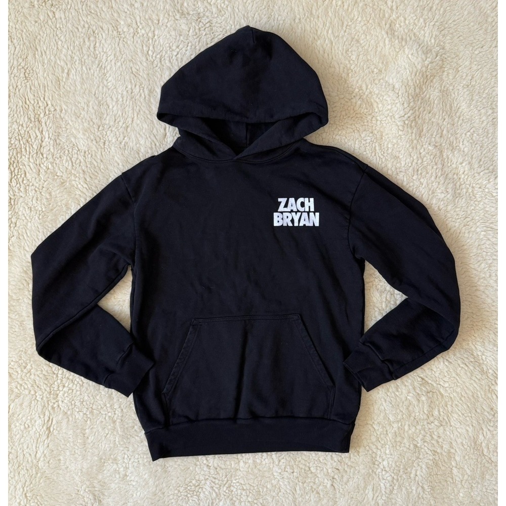 Zach Bryan Hoodie Black Sweater Heavyweight Burn, Burn, Burnt Mens Size M - Picture 2 of 4